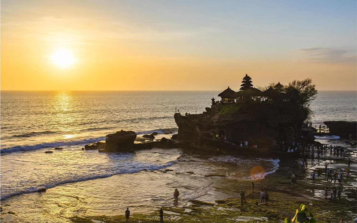 Tanah Lot View Sunset